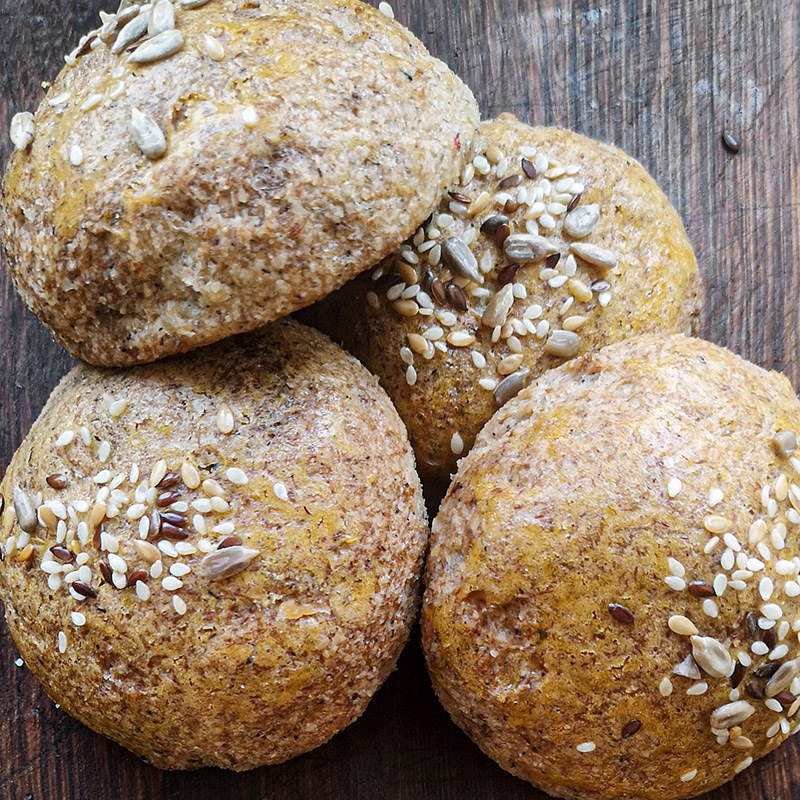 Keto bulciņas ar psyllium husk