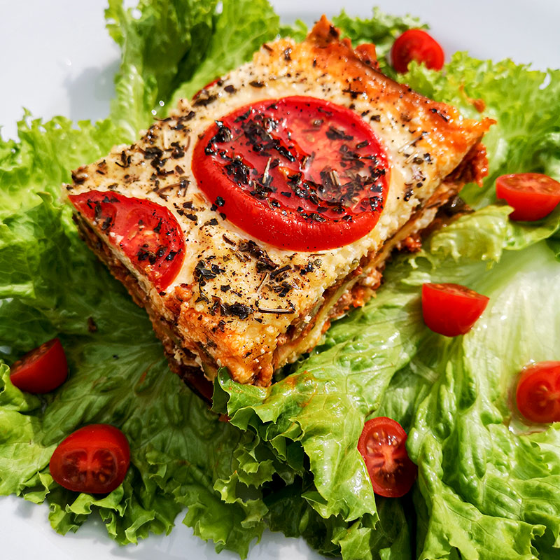 Keto cukīni lazanja