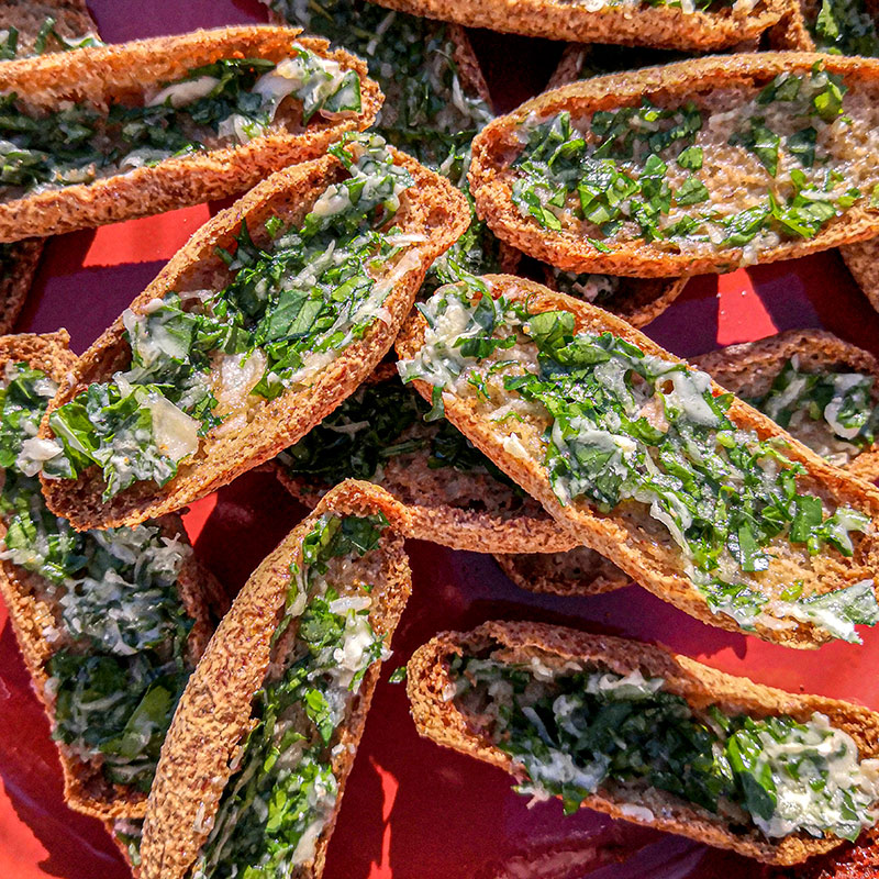 Keto ķiploka maizītes